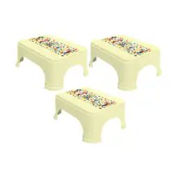 Mickey Print Square Stool-29