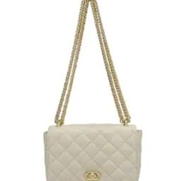 Women Quilted Sling Bag with Adjustable Chain Strap-image-75