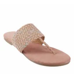 Checked T-strap Sandals-42