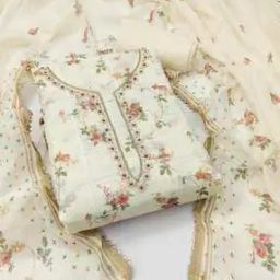 Women Embellished 3-Piece Unstitched Dress Material-image-25