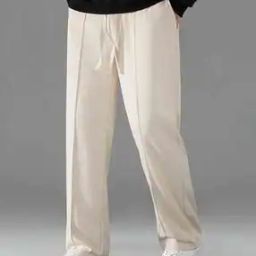 Men Pleat-Front Baggy Fit Pants-picture-41