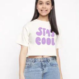 Typographic Print Round-Neck Top-14