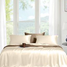 300 TC King Size Double Bedsheet with Pillow Covers-19