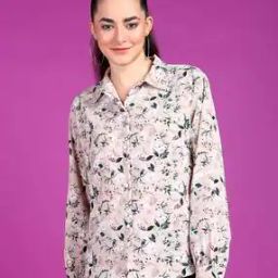Women Floral Print Relaxed Fit Shirt-image-71