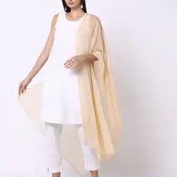 Crushed Dupatta with Beaded Hems-picture-17
