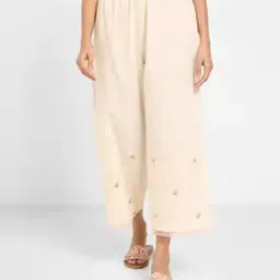 rangmanch by pantaloons Women Embroidered Palazzo with Elasticated Waist-picture-44