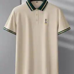 Men Embroidered Regular Fit Polo T-Shirt-image-24