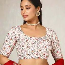Women Embroidered Front-Open Blouse-image-31