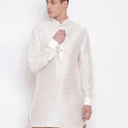 Mandarin Collar Long Kurta-image-34