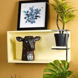 Rectangle Wooden Wall Shelves-40