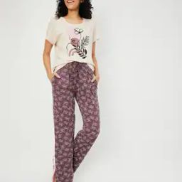 Woven Top And Pyjamas Set-image-71