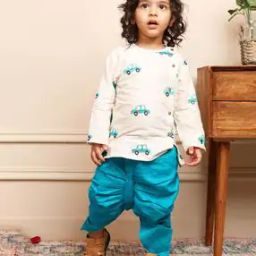 Boys Kurta Dhoti Set-image-2