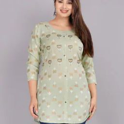 Floral Print Round-Neck Tunic-picture-46