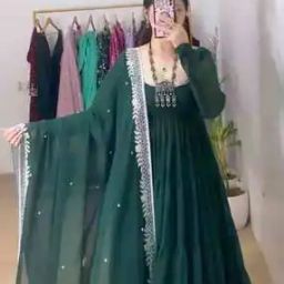 fashion basket Women Embroidered Gown Dress-picture-26