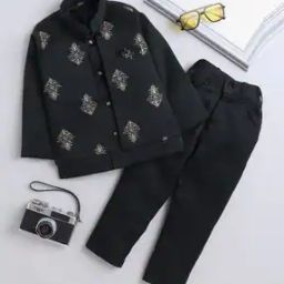 Printed Suit Set with Full Sleeves-11