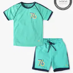 Logo Print T-Shirt & Shorts Set-picture-8