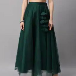 Women Flared Skirt with Tassels-picture-35