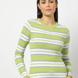 Striped Crew-Neck Pullover-image-97