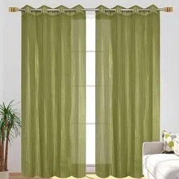 jars collections Set of 2 Sheer Eyelets Door Curtains-picture-28