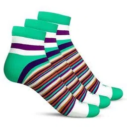 talkingsox Men Pack of 3 Striped Ankle-Length Socks-picture-46