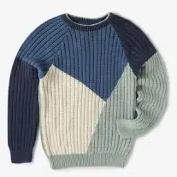 Colorblock Knitted Sweater-image-57