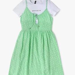 Printed Twofer Dress-image-31