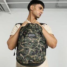 Camouflage Print Laptop Backpack-37