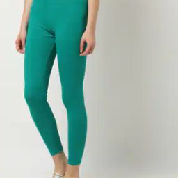 Ankle-Length Leggings with Elasticated Waist-image-77