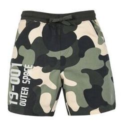 Camouflage Shorts with Drawstring Waist-image-50
