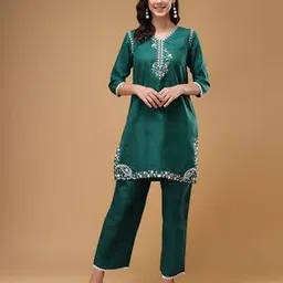 bani women Women Embroidered 2-Piece Tunic & Pants Set-picture-46