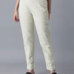 Printed Mid-Rise Pants-image-19