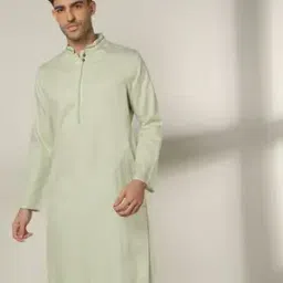 Dobby Kurta with Placket-image-70