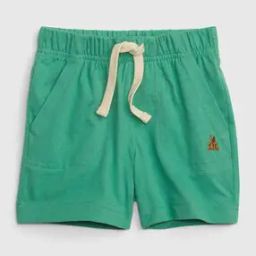 Organic Cotton Shorts with Elasticated Waist-image-76