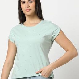 Women Relaxed Fit Round-Neck T-Shirt-image-38