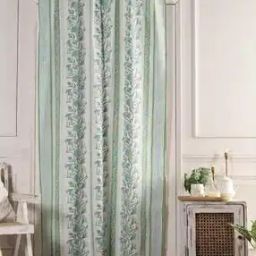 Floral Print Sheet Door Curtain-image-54