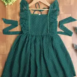 Polka-Dot Fit & Flare Dress-image-28