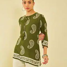 Women Paisley Print Straight Tunic-picture-16