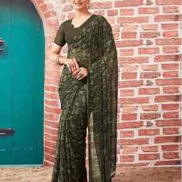 satrani Women Printed Georgette Saree-picture-44