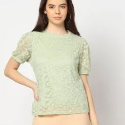 Women Lace Regular Fit Top-image-1