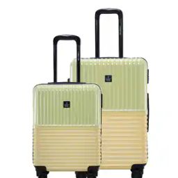 Pack of 2 Striped Luggage Sets-image-12
