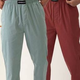 Pack of 2 Stretch Cotton Regular Fit Woven Pyjamas-picture-12
