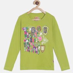 Typographic Print Round-Neck T-shirt-image-1