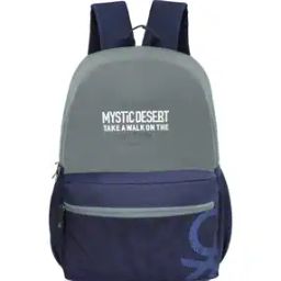 Men Typographic Print Backpack with Adjustable Strap-12