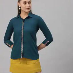 Embroidery Plaket Collar Shirt-image-3