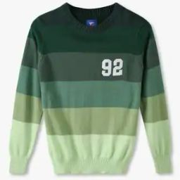 Boys Striped Relaxed Fit Sweater-28