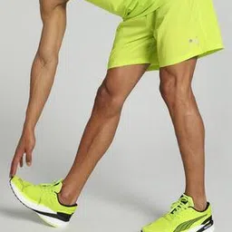 Men Logo Print Flat-Front Shorts-image-35