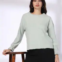 Women Relaxed Fit Boat-Neck Sweatshirt-image-83