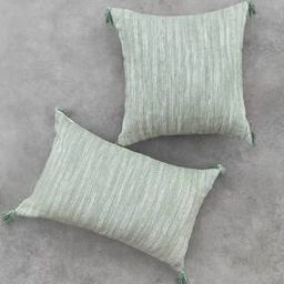 Set of 2 Cotton Cushion Covers with Tassels-6