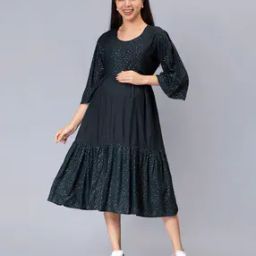 Polka-Dot Tiered Dress-image-74