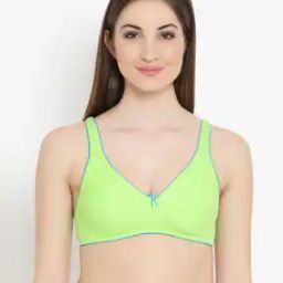 Women Solid Non-Padded Demi Cup Wirefree Everyday Bra-10